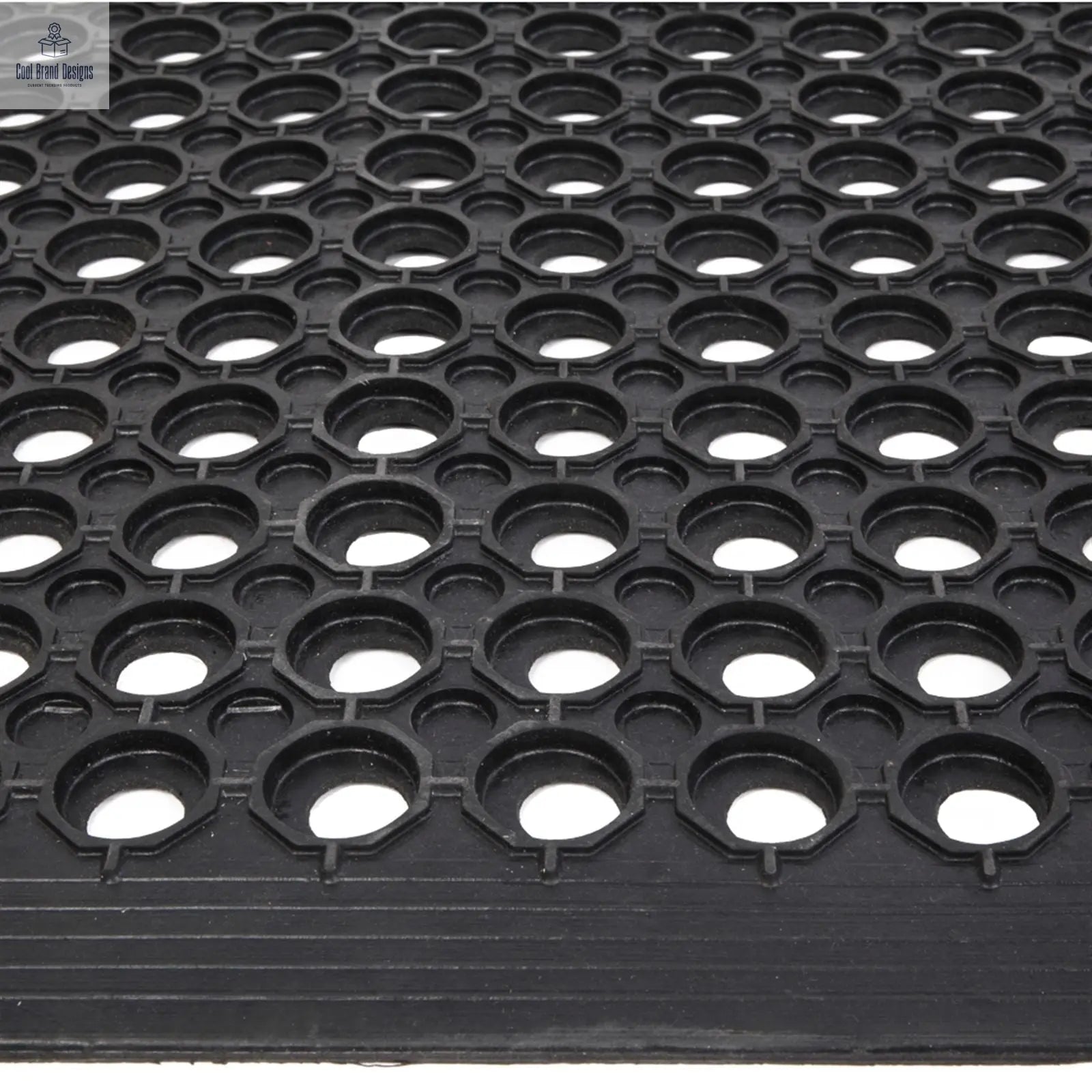 Bar Kitchen Industrial Multi-functional Anti-fatigue Drainage Rubber Non-slip Hexagonal Mat 150*90cm - Cool Brand Designs
