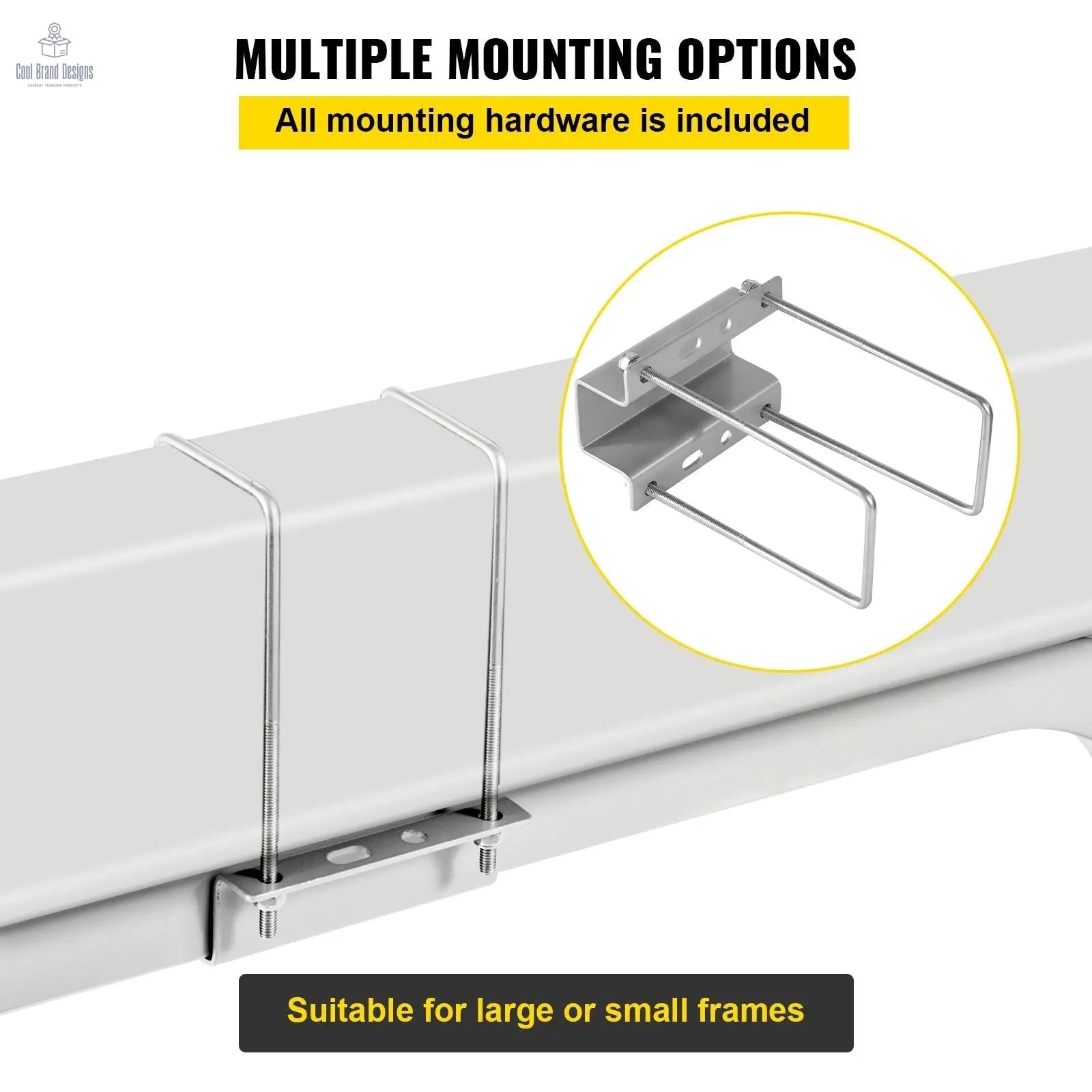 Boat Trailer Guide-ons, 2 PCS Rustproof Steel Trailer Guide ons, Trailer Guides with Carpet-Padded Boards, Mounting Parts Included, for Ski Boat, Fishing Boat or Sailboat Trailer - Cool Brand Designs