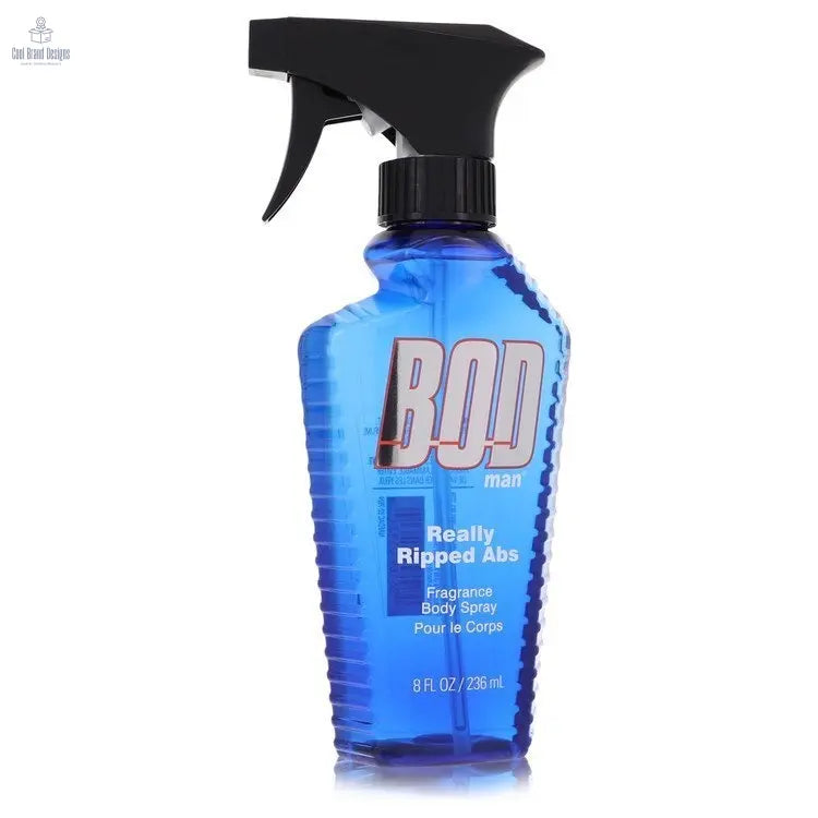 Bod Man Really Ripped Abs by Parfums De Coeur Fragrance Body Spray 8 oz (Men) - Cool Brand Designs
