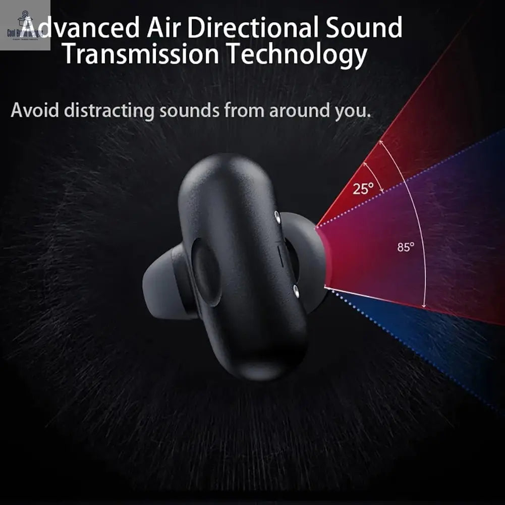 Bone Conduction Bluetooth 5.3 Headphones Ear Clip - On Wireless Sports Earphone Noise Reduction Headset Pink White - Cool Brand Designs