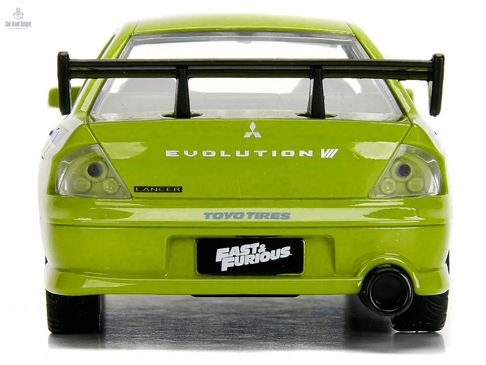 Brian's Mitsubishi Lancer Evolution VII Green "Fast & Furious" Movie 1/32 Diecast Model Car by Jada - Cool Brand Designs