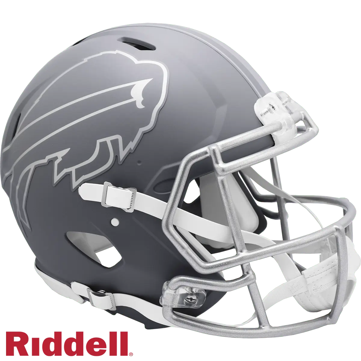 Buffalo Bills Helmet Riddell Authentic Full Size Speed Style Slate Alternate - Cool Brand Designs