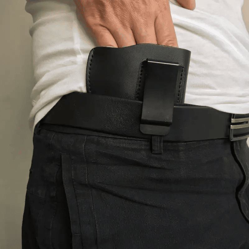 Classic IWB Concealed Carry Holster With Buckle For All-day Wear - Cool Brand Designs
