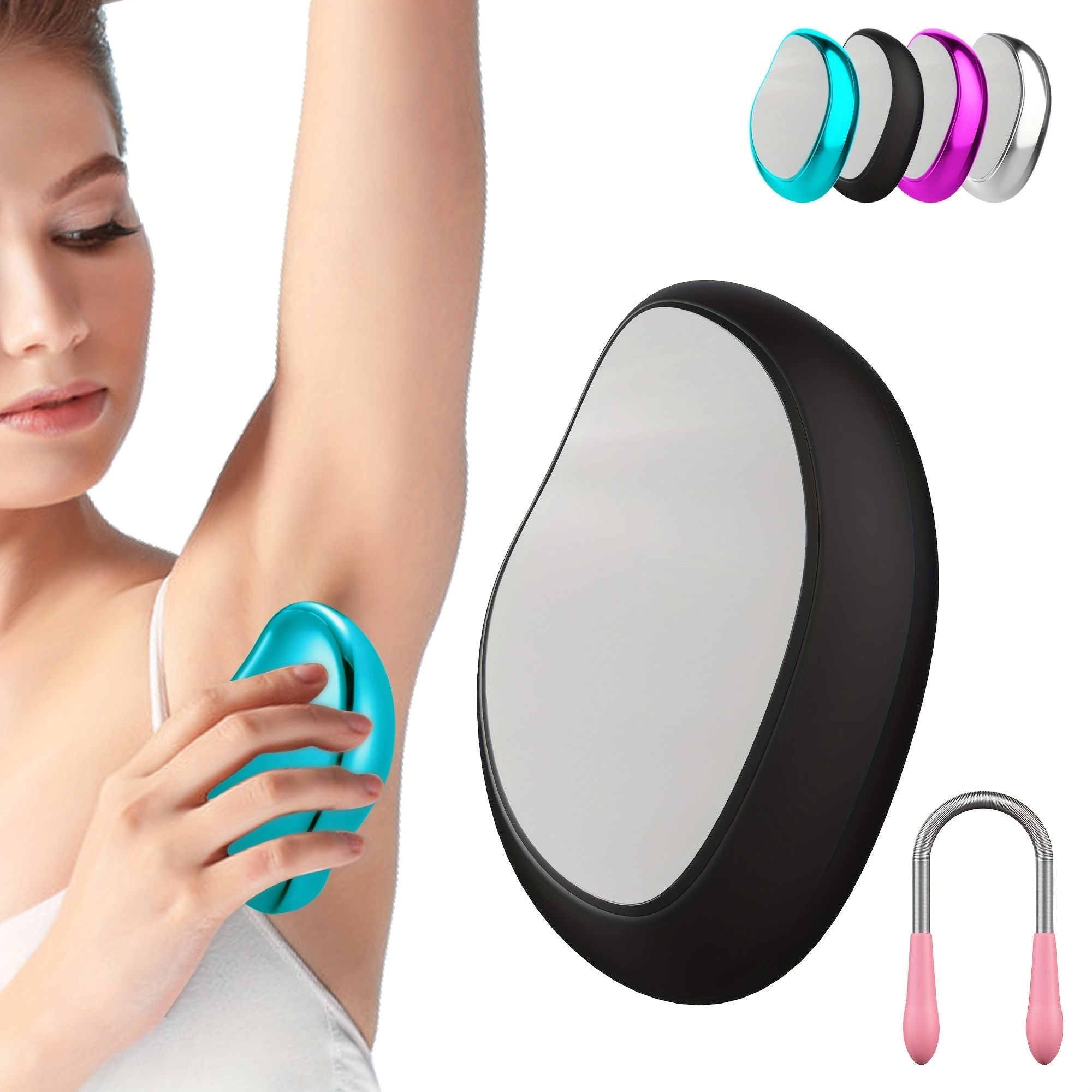 Crystal Hair Eraser Physical Hair Removal Tool Epilator Reusable Body Depilation Tool Glass Hair Remover Portable Mild Epilator - Cool Brand Designs