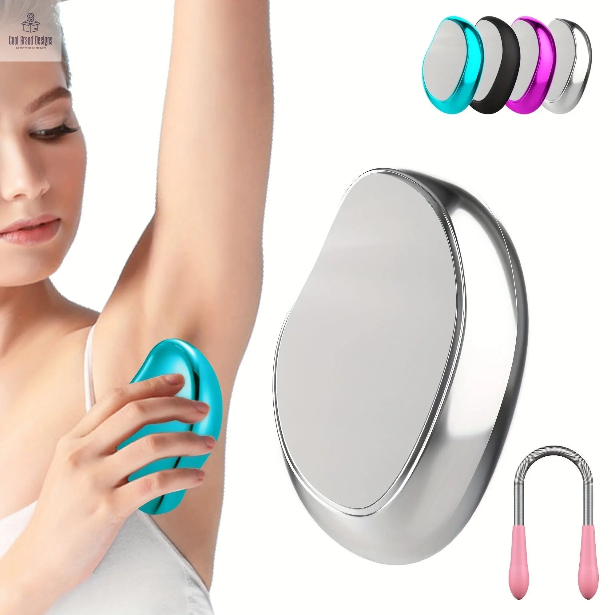 Crystal Hair Eraser Physical Hair Removal Tool Epilator Reusable Body Depilation Tool Glass Hair Remover Portable Mild Epilator - Cool Brand Designs