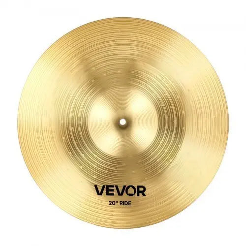Cymbal Pack, 6 Pieces Cymbals for Drum Set, Alloy Cymbals Drum Set Includes 14 - inch Hi - Hats, 16 - inch Crash, 18 - inch Crash, 20 - inch Ride, 10 - inch Splash, 16 - inch China, Drumsticks & Cymbal Bag - Cool Brand Designs