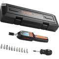 Digital Torque Screwdriver, 1/4" Drive Screwdriver Torque Wrench, Electrician Torque Screwdriver with LCD, 2.65 - 70.67 in - lbs Torque Range, 0.01 N.m Increment Torque Screwdriver with Bits & Case - Cool Brand Designs