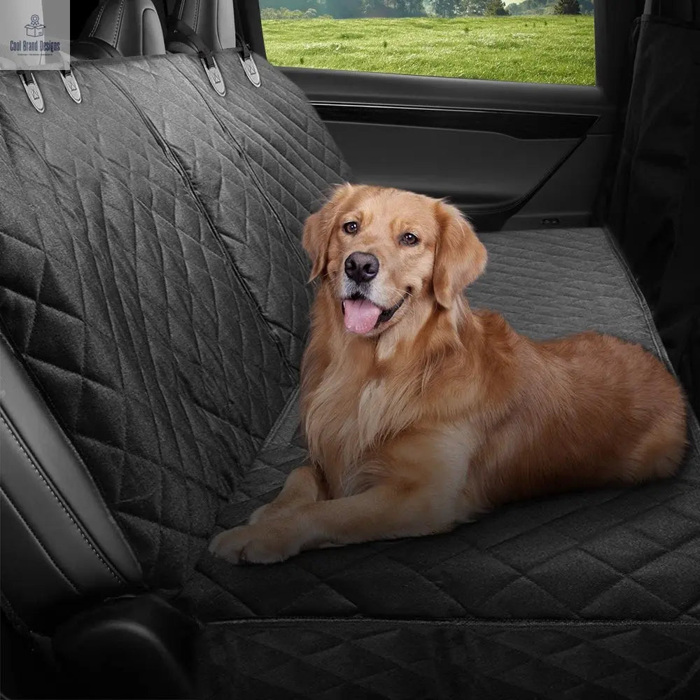 Dog Seat Cover With Double Zipper for Model 3/Y/S/X/Cybertruck - Cool Brand Designs