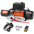 Electric Winch, 10,000 lb, 12V DC Truck Winch with ?7/20 in x 65 ft Synthetic Rope Aluminum Fairlead Wireless & Wired Remote Control, IP55 Waterproof for Towing Off - Road SUV Jeep Trailer Boat - Cool Brand Designs
