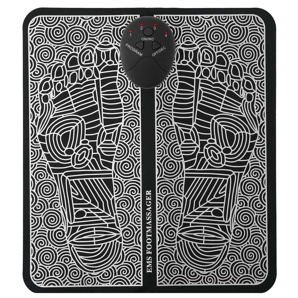 EMS Foot Massage Pad Electric Stimulator Massager Unit Leg Reshaping Muscle Pain Relax Foldable Massage Mat - Cool Brand Designs