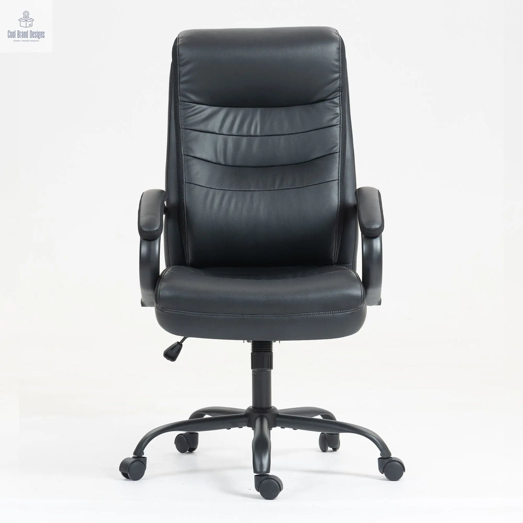 Ergonomic Upholstered Swivel Office Executive Chair with Extra Padding 9131HJ - Cool Brand Designs