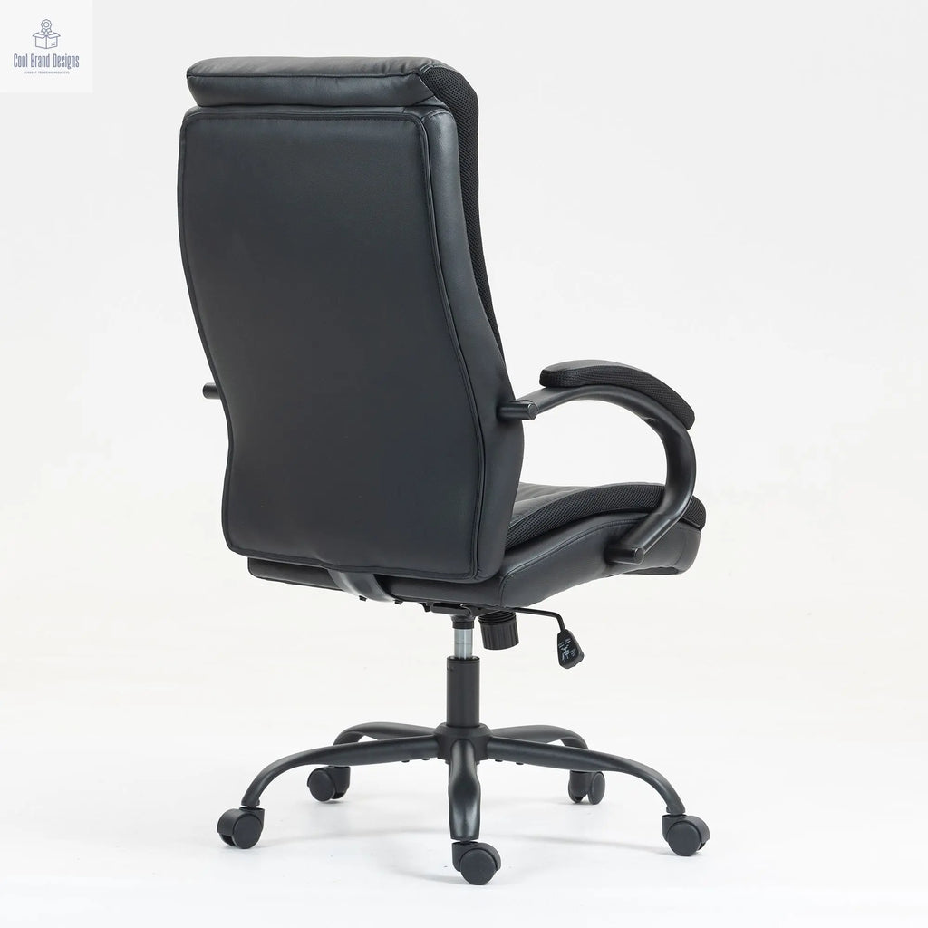 Ergonomic Upholstered Swivel Office Executive Chair with Extra Padding 9131HJ - Cool Brand Designs