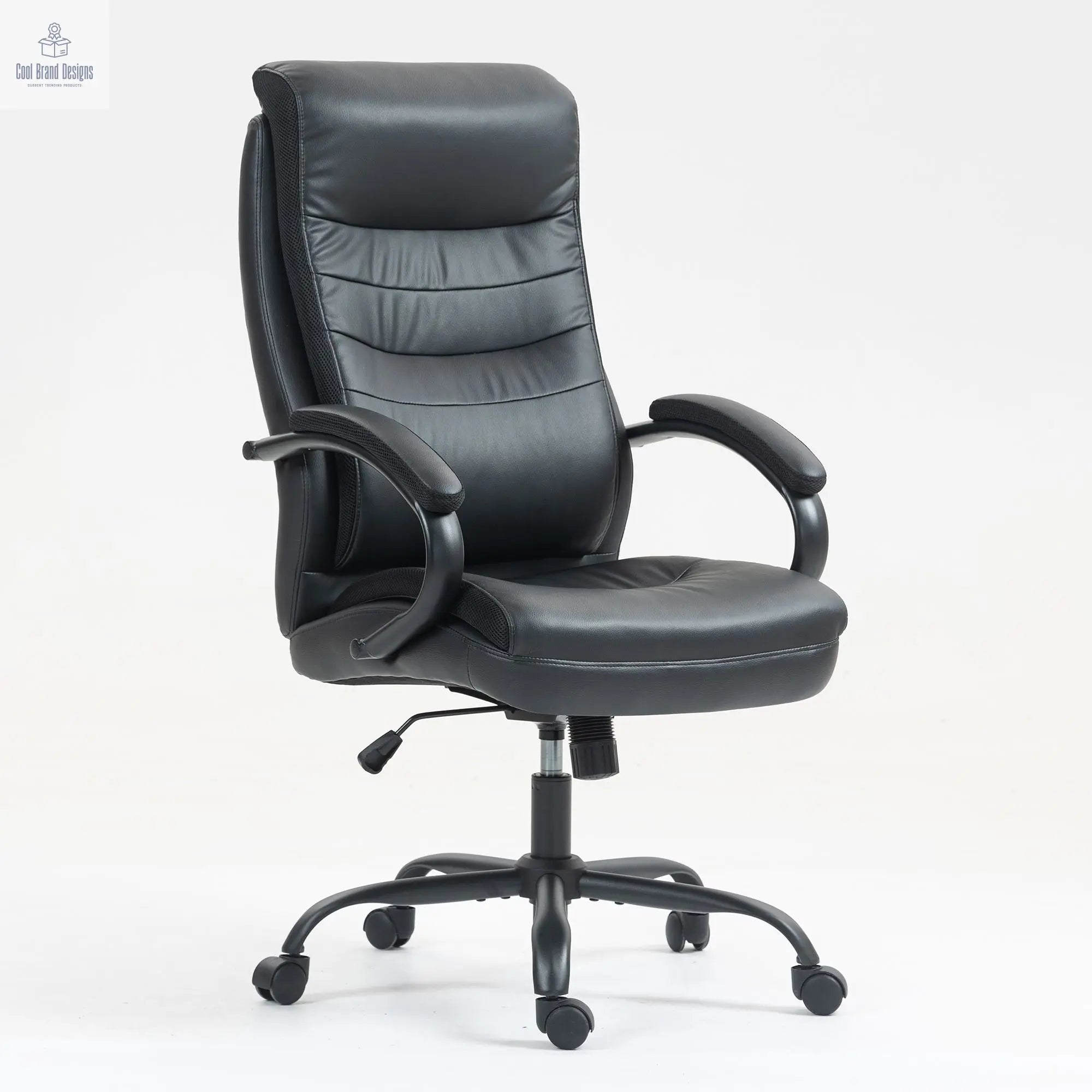 Ergonomic Upholstered Swivel Office Executive Chair with Extra Padding 9131HJ - Cool Brand Designs