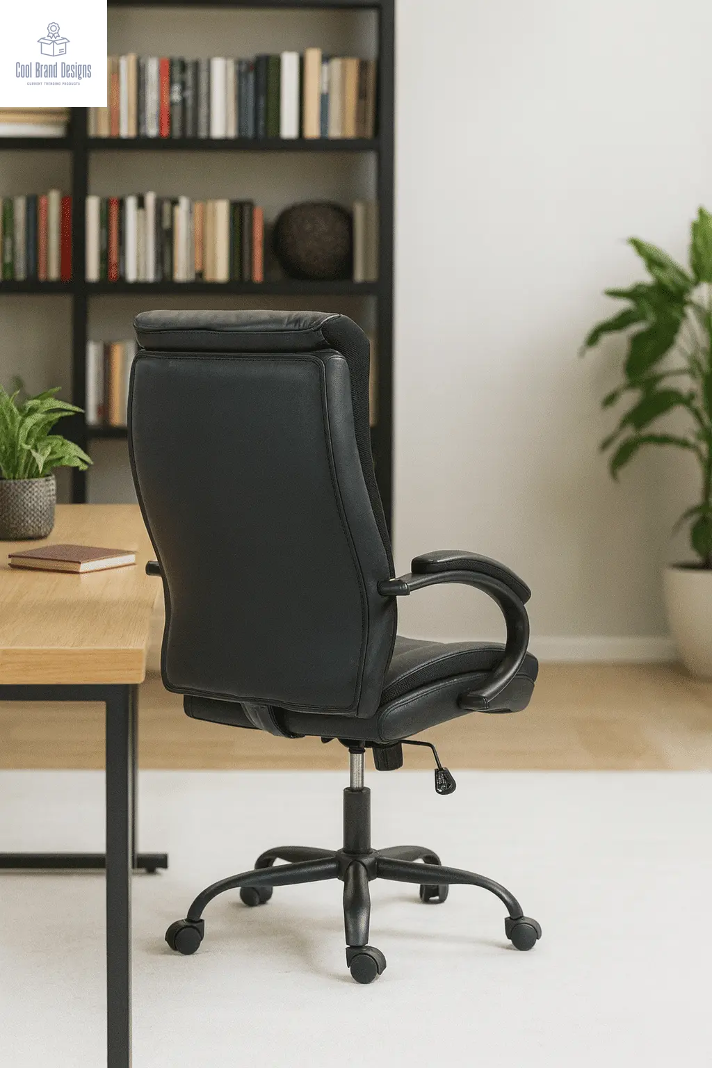 Ergonomic Upholstered Swivel Office Executive Chair with Extra Padding 9131HJ - Cool Brand Designs