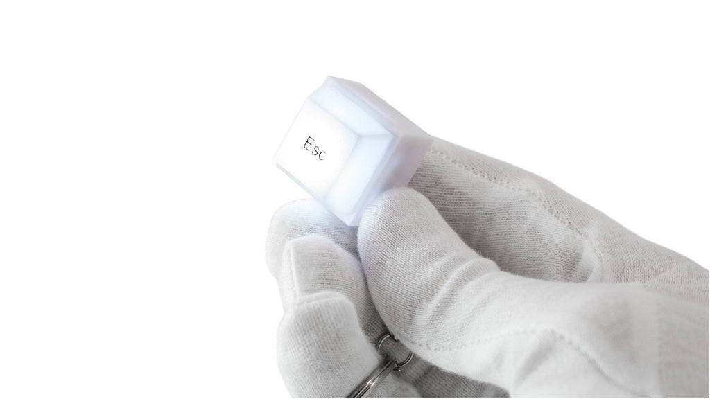 ESC Keyboard Button to Illuminate Your Way with Untarnished Keychain - Cool Brand Designs