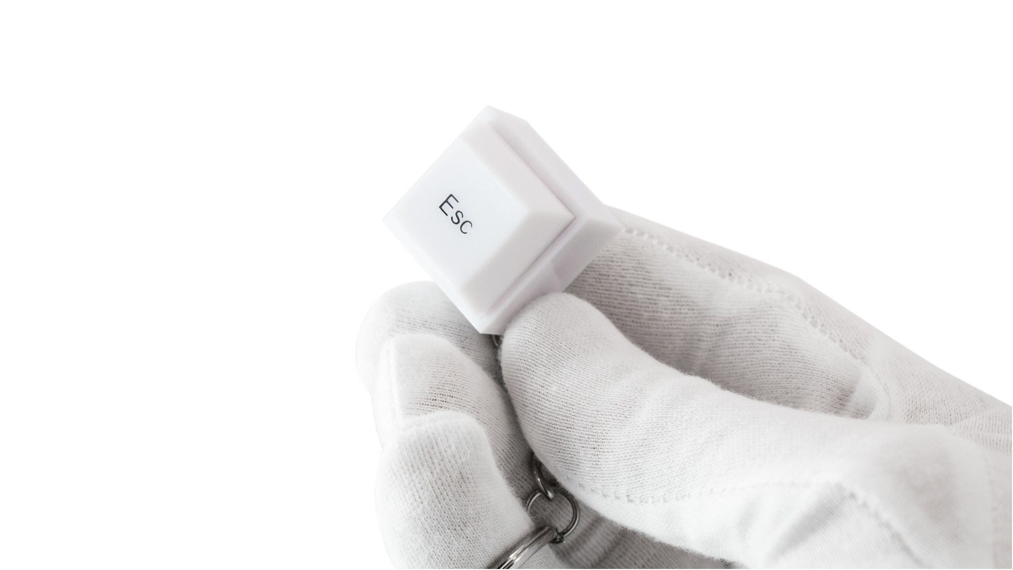 ESC Keyboard Button to Illuminate Your Way with Untarnished Keychain - Cool Brand Designs