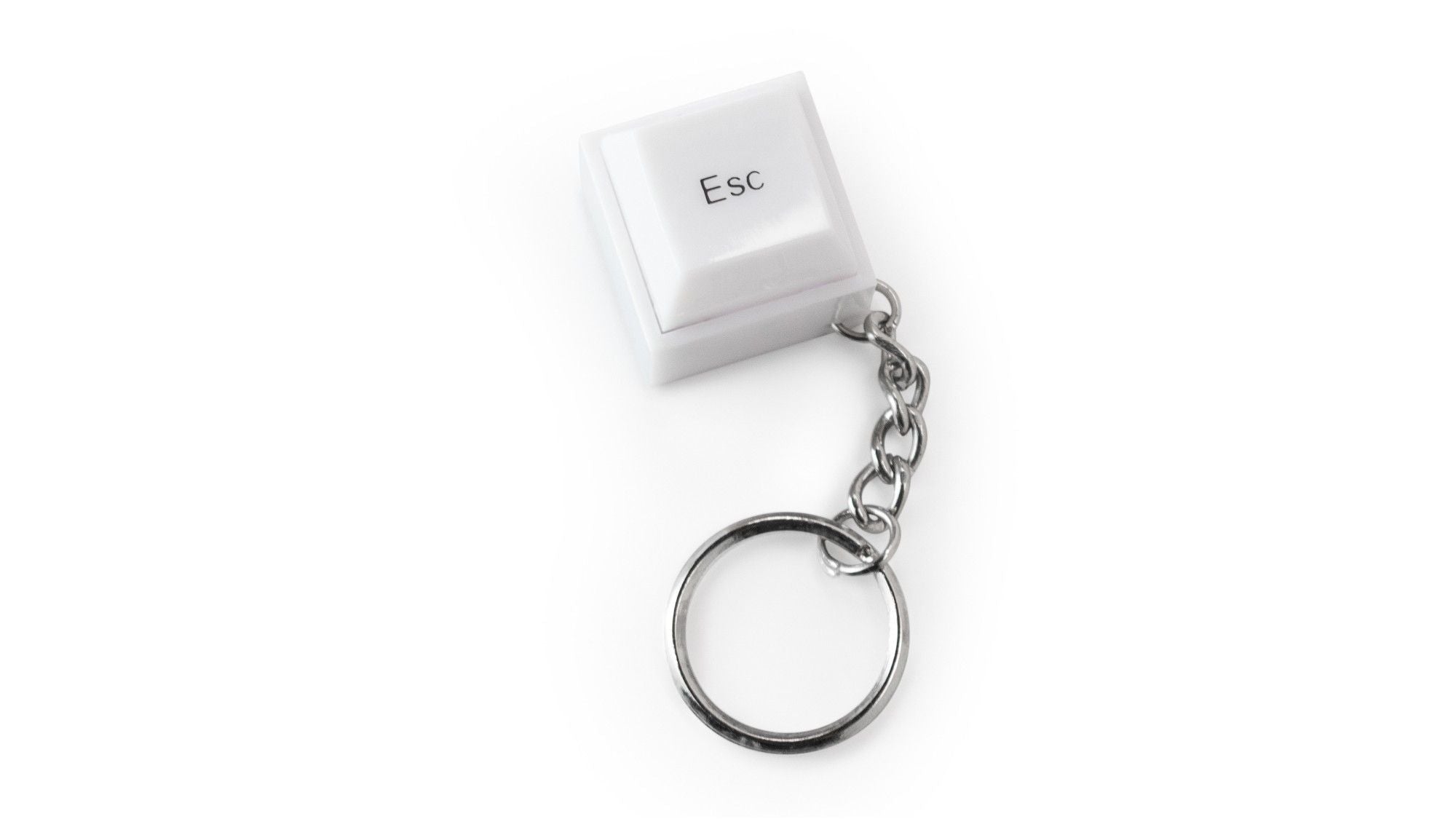 ESC Keyboard Button to Illuminate Your Way with Untarnished Keychain - Cool Brand Designs