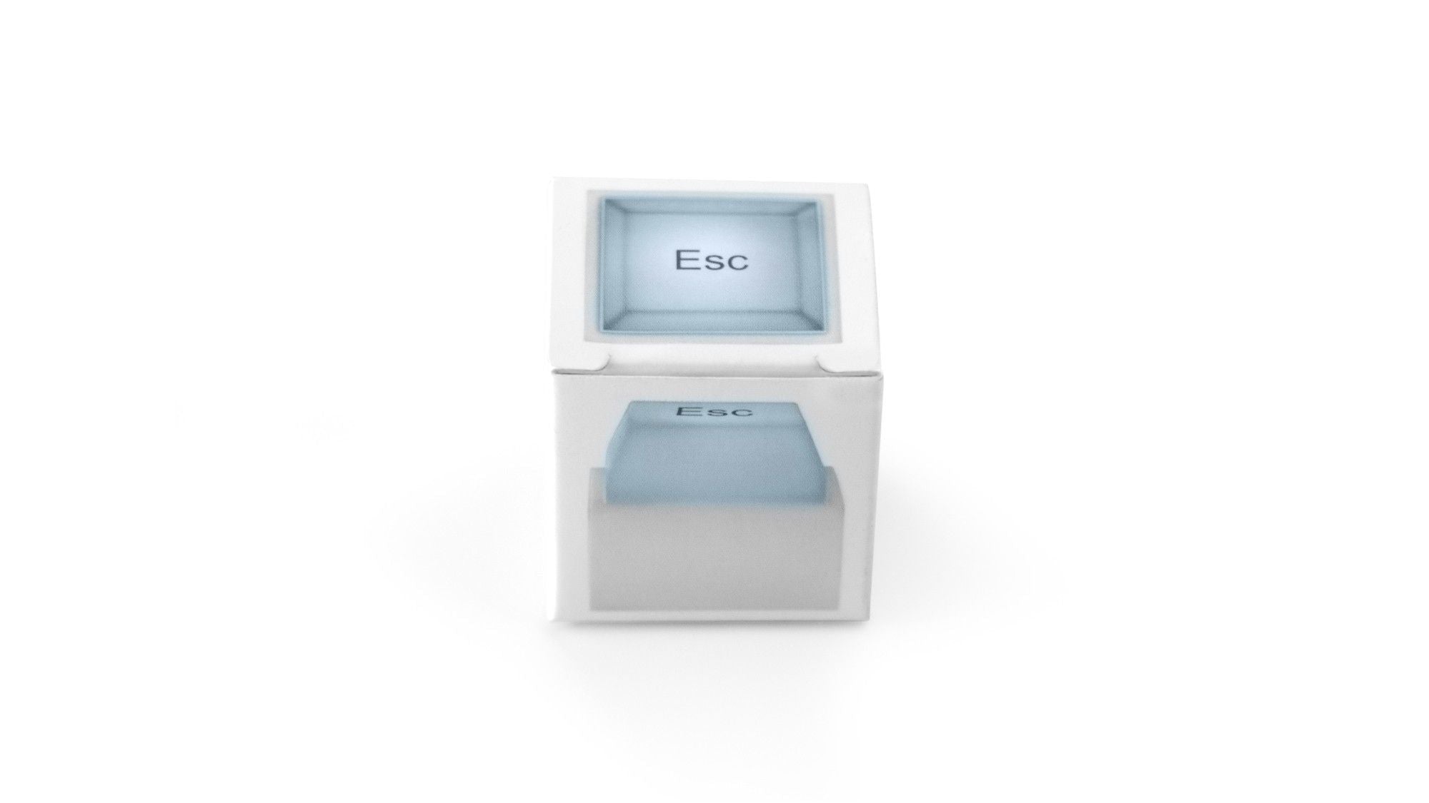 ESC Keyboard Button to Illuminate Your Way with Untarnished Keychain - Cool Brand Designs