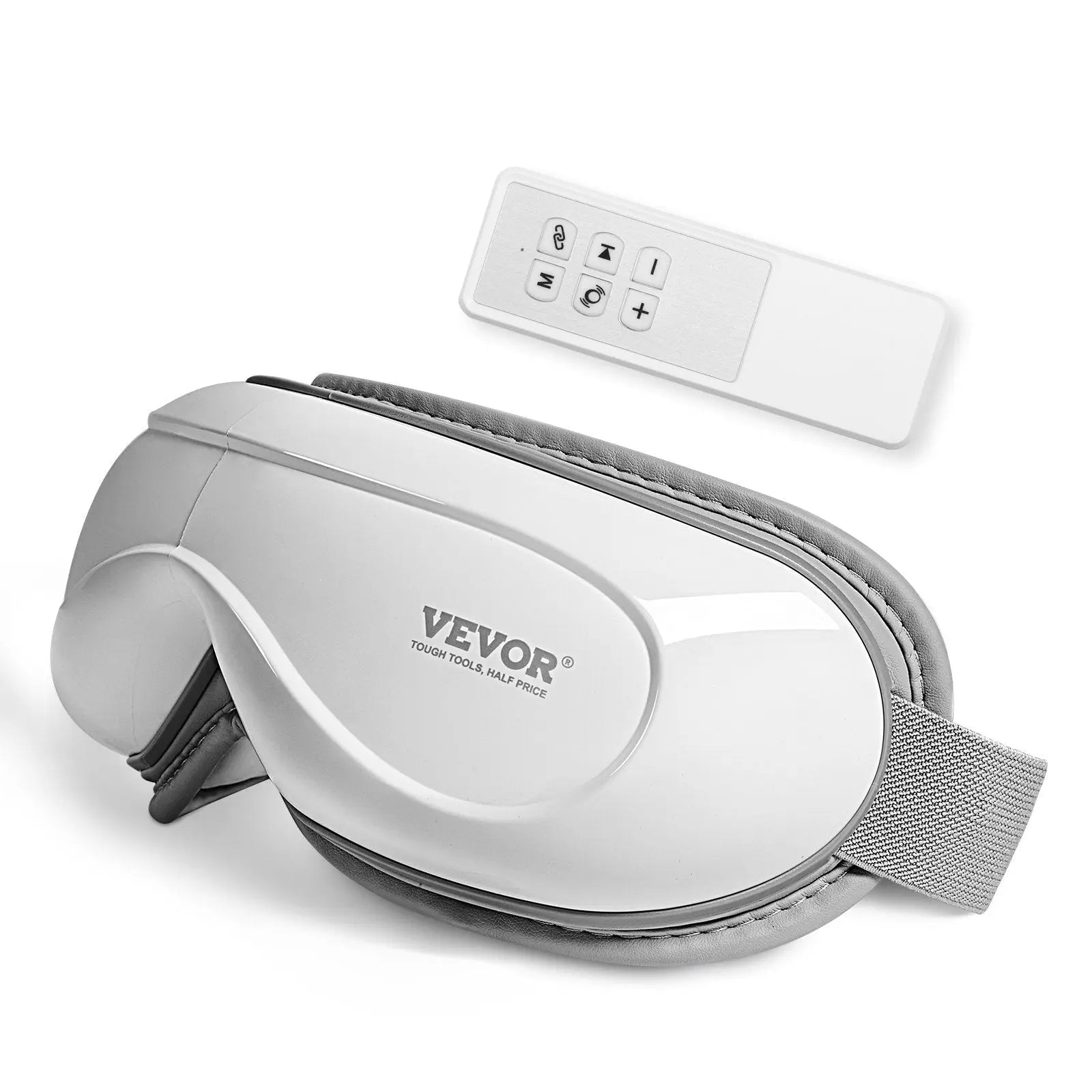 Eye Massager with Heat & Remote, Heated Eye Massage Mask with 5 Modes and Bluetooth Music, 180? Foldable Eye Care Massager for Eye Strain, Dry Eyes, Dark Circles, Ideal Gift for Mom/Dad, Black - Cool Brand Designs