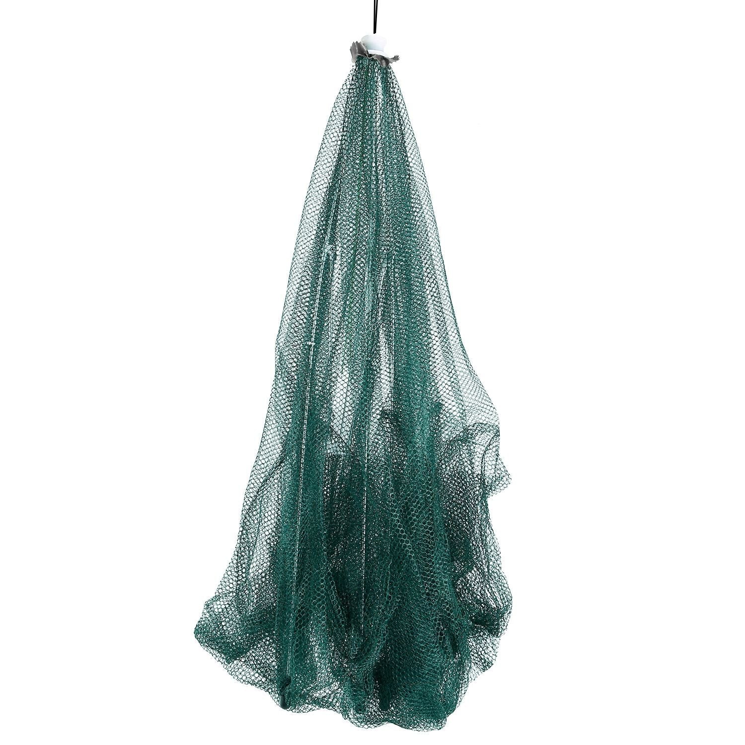 Fishing Trap Net Portable Folded Fishing Bait Trap Shrimp Minnow Crab Bait Net 6 Sides 6 Holes Crayfish Cast Mesh Trap Automatic - Cool Brand Designs