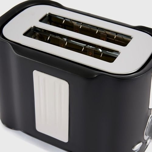 (FST-MBJ-110V)2 Slice Toaster, Quick & Even Results Every Time, Wide Slots Fit Any Size Bread Drop-Down Crumb Tray for Easy Clean Up, Stainless Steel - Cool Brand Designs