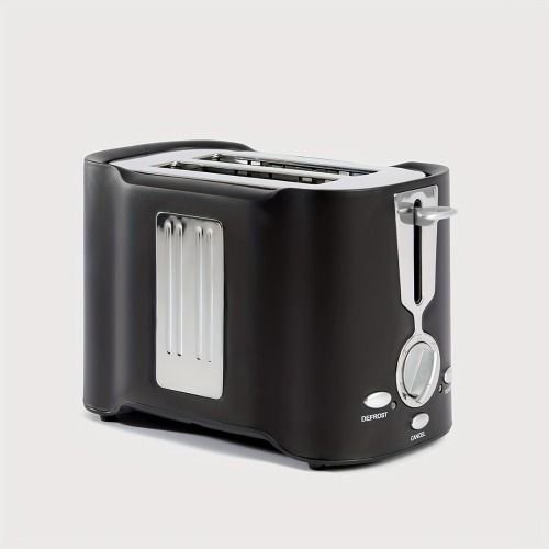 (FST-MBJ-110V)2 Slice Toaster, Quick & Even Results Every Time, Wide Slots Fit Any Size Bread Drop-Down Crumb Tray for Easy Clean Up, Stainless Steel - Cool Brand Designs