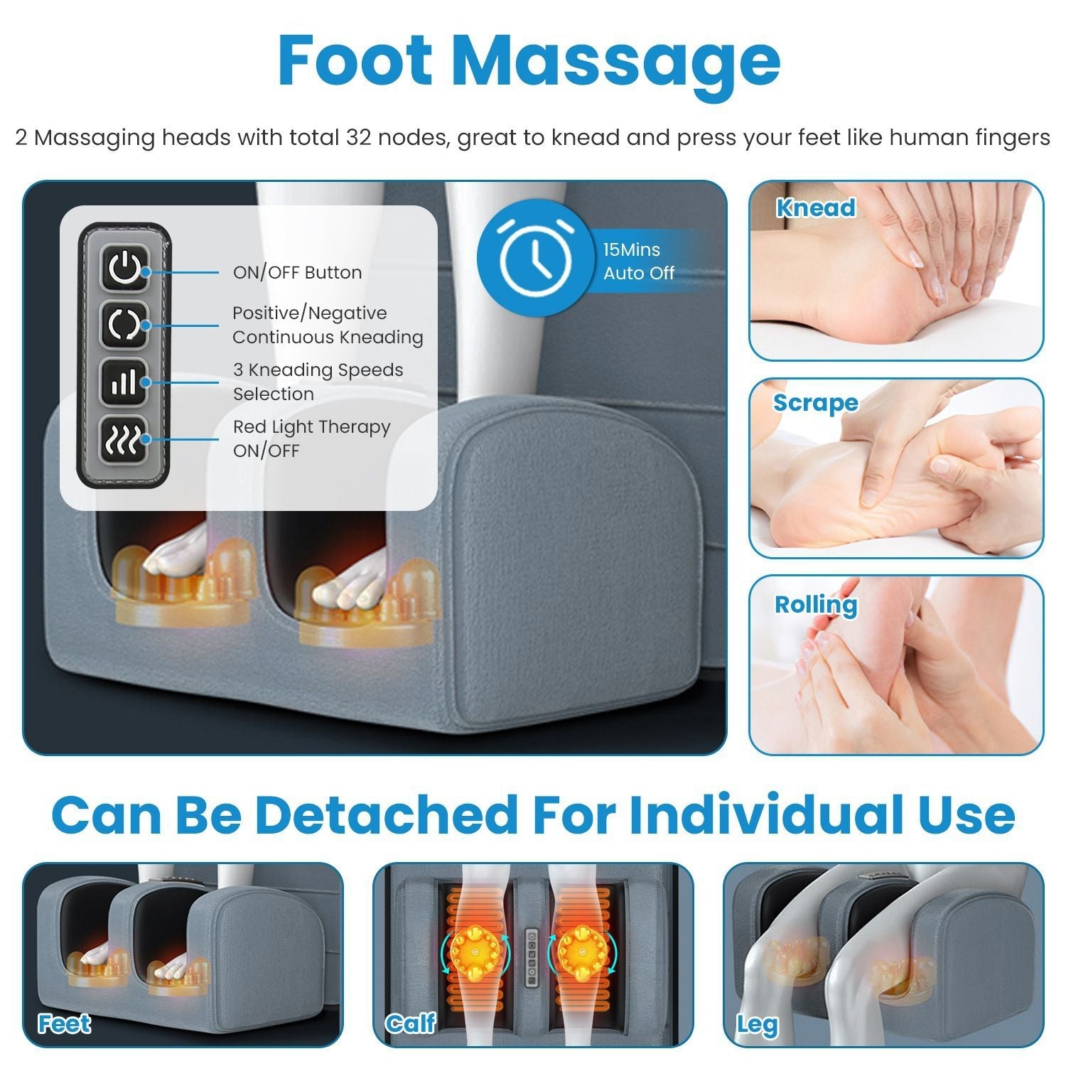 Full Body Electric Massage Mat Heating Vibration Massage Pad Cushion Back Massage Mattress Chair Pad with Neck Foot Massage Head Pillow and Cloth Lumbar Pillow Timer Anti-Slip Bottom Earplugs - Cool Brand Designs