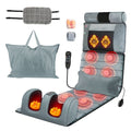 Full Body Electric Massage Mat Heating Vibration Massage Pad Cushion Back Massage Mattress Chair Pad with Neck Foot Massage Head Pillow and Cloth Lumbar Pillow Timer Anti-Slip Bottom Earplugs - Cool Brand Designs