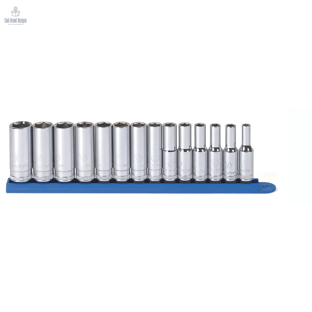 GearWrench 14 Piece 3/8 Inch Drive 6 Point Deep Metric Socket Set GearWrench