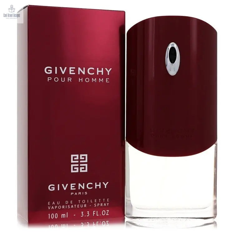 Givenchy (Purple Box) by Givenchy Eau De Toilette Spray 3.3 oz (Men) Givenchy