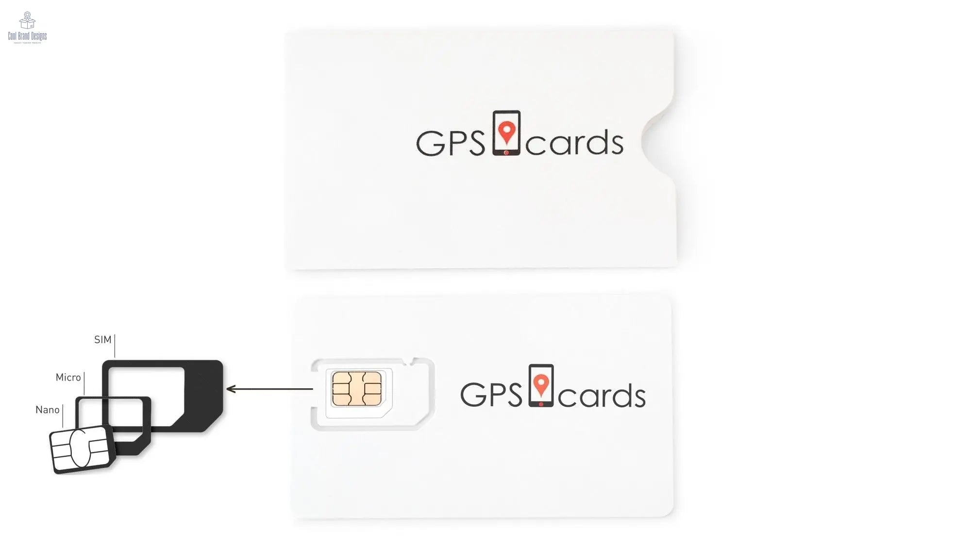 GPS Cards Sim for Mini GF07 GPS Tracker/ Phone Notification/ Speed Detector - Cool Brand Designs