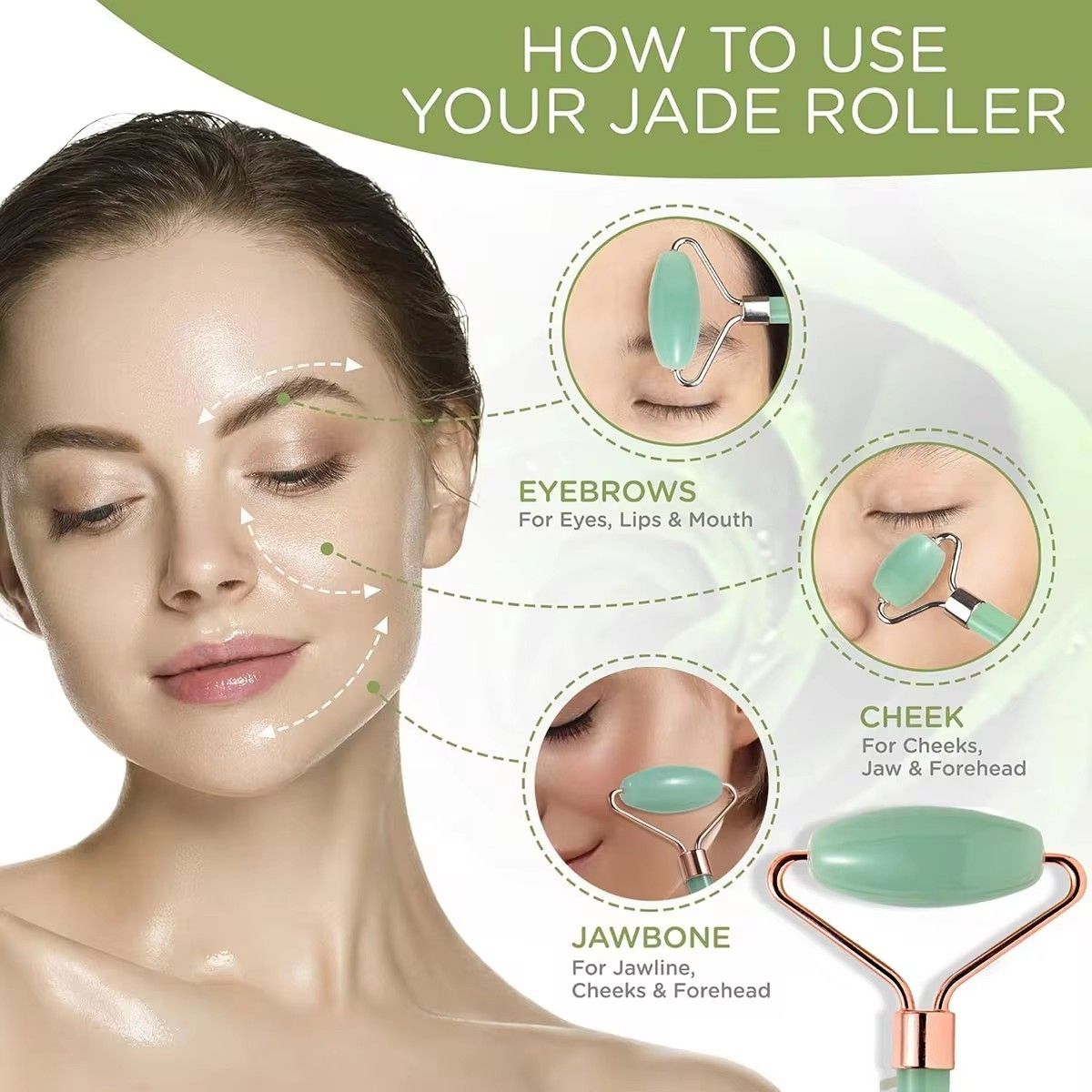 Gua Sha Board 2PCS Massage Stone for Facial Body Skincare Roller Scraping Massager Natural Resin Facial Lifting Scraper Neck Anti Wrinkle Massager Tool - Cool Brand Designs