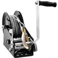 Hand Winch, 3500 lbs Pulling Capacity, Boat Trailer Winch Heavy Duty Rope Crank with 33 ft Steel Wire Cable and Two-Way Ratchet, Manual Operated Hand Crank Winch for Trailer, Boat or ATV Towing VEVOR