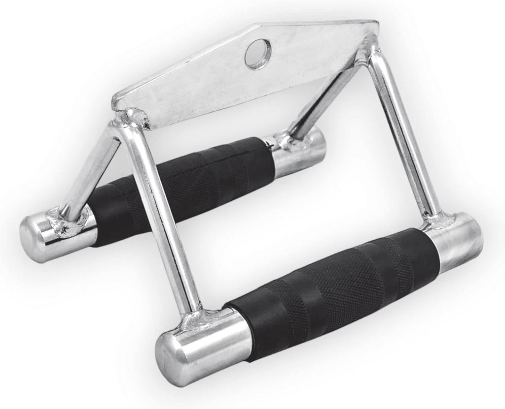 Heavy Duty Gym V Bar Grip Steel Pull Down Cable Attachment - Cool Brand Designs
