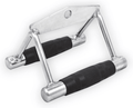 Heavy Duty Gym V Bar Grip Steel Pull Down Cable Attachment - Cool Brand Designs
