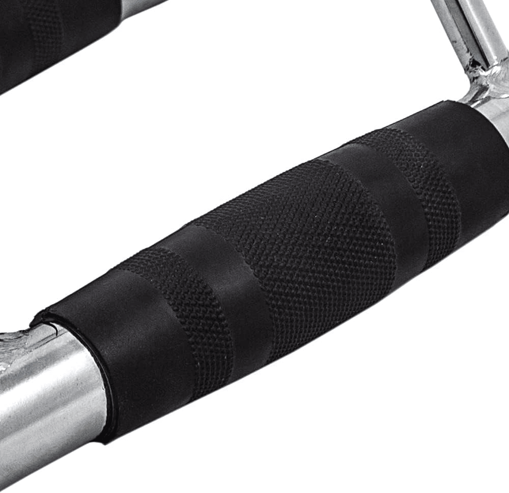 Heavy Duty Gym V Bar Grip Steel Pull Down Cable Attachment - Cool Brand Designs
