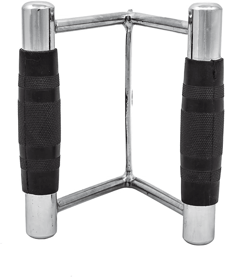 Heavy Duty Gym V Bar Grip Steel Pull Down Cable Attachment - Cool Brand Designs