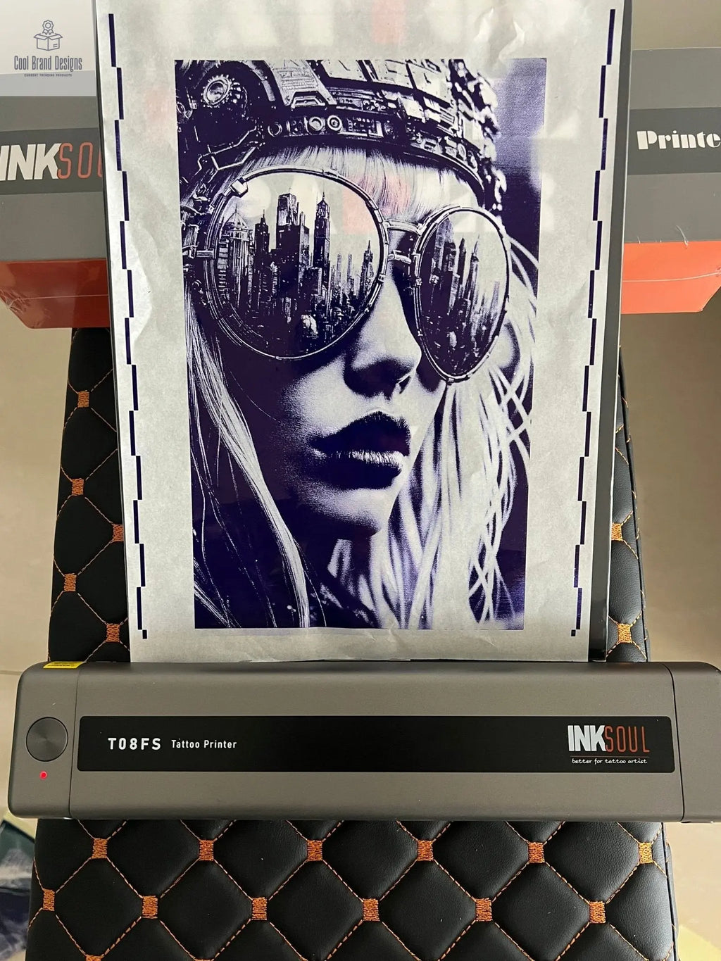 INKSOUL® T08FS Wireless Tattoo Transfer Stencil Printer - Can print shadows - Cool Brand Designs