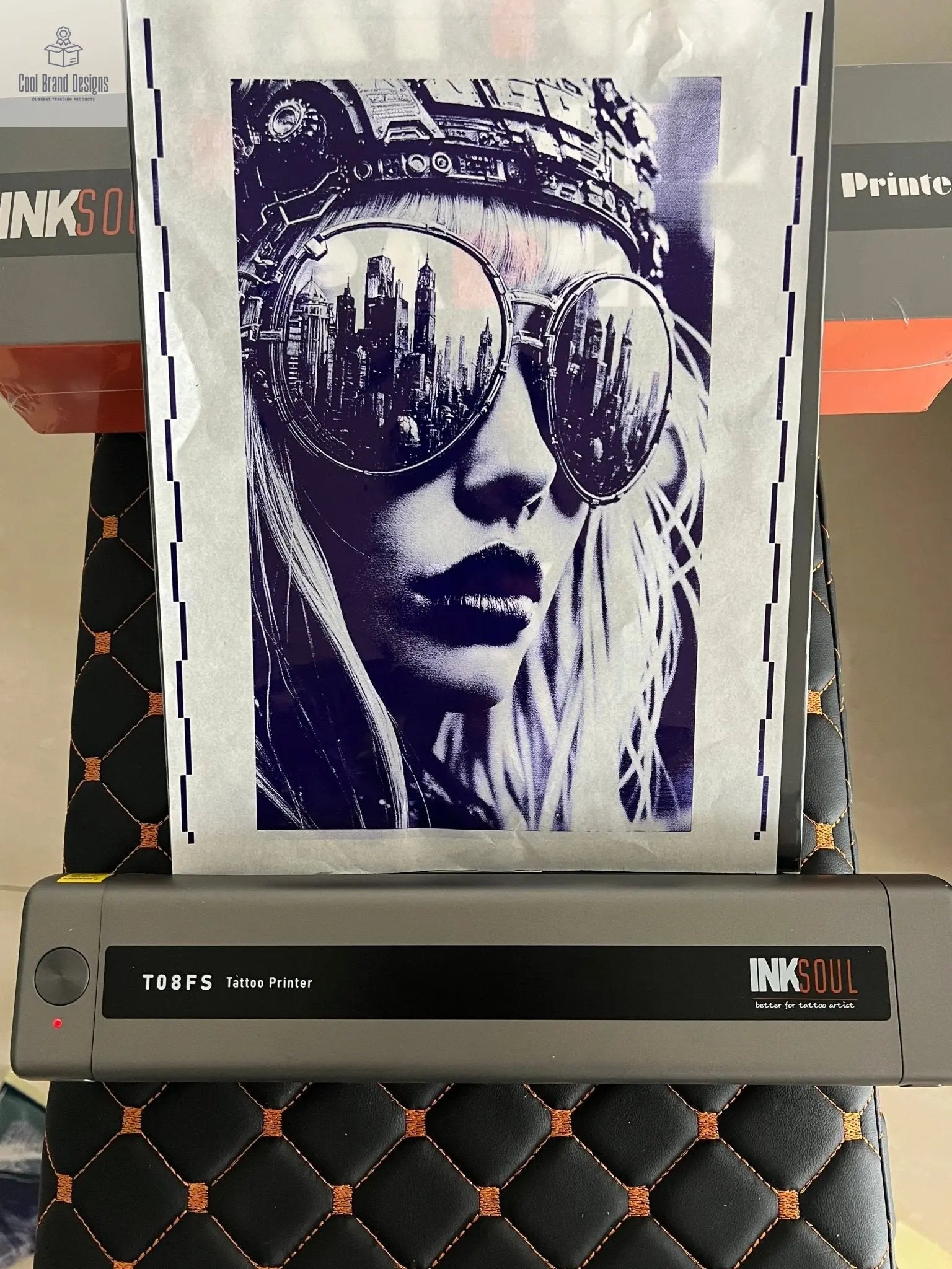 INKSOUL® T08FS Wireless Tattoo Transfer Stencil Printer - Can print shadows - Cool Brand Designs