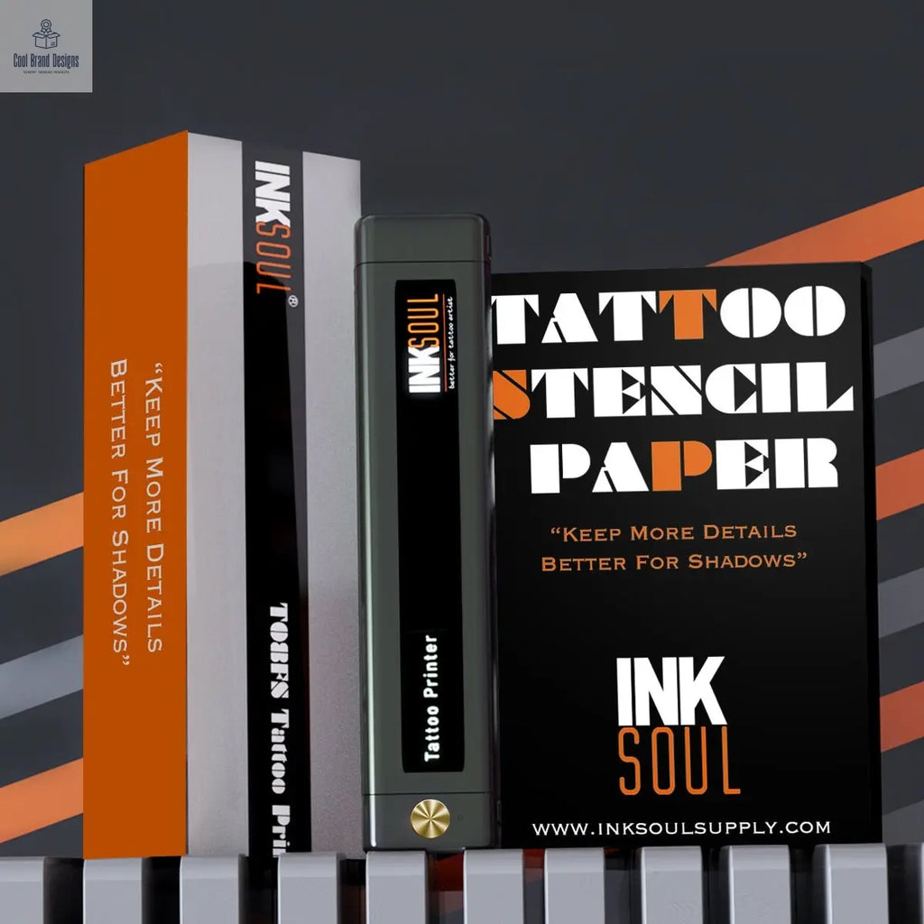 INKSOUL® T08FS Wireless Tattoo Transfer Stencil Printer - Can print shadows - Cool Brand Designs