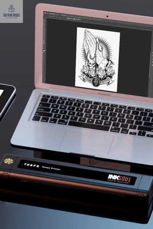 INKSOUL® T08FS Wireless Tattoo Transfer Stencil Printer - Can print shadows - Cool Brand Designs