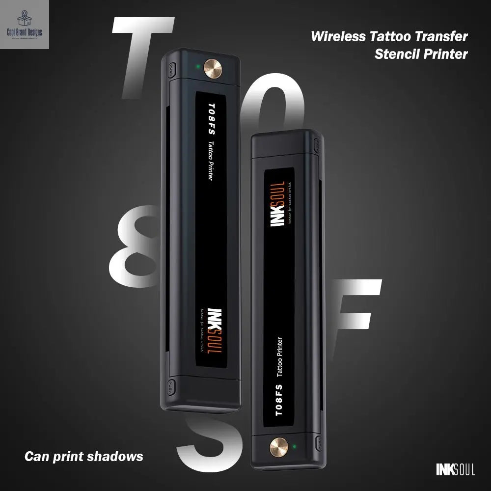 INKSOUL® T08FS Wireless Tattoo Transfer Stencil Printer - Can print shadows - Cool Brand Designs