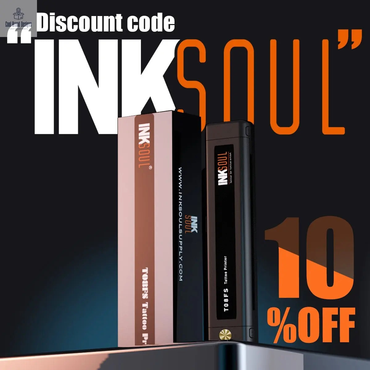 INKSOUL® T08FS Wireless Tattoo Transfer Stencil Printer - Can print shadows - Cool Brand Designs