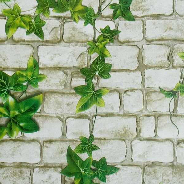 Ivy Wall Gray - Vinyl Self-Adhesive Wallpaper Prepasted Wall stickers Wall Decor (Roll) - Cool Brand Designs