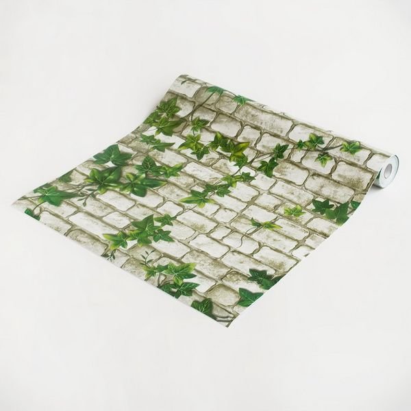 Ivy Wall Gray - Vinyl Self-Adhesive Wallpaper Prepasted Wall stickers Wall Decor (Roll) - Cool Brand Designs