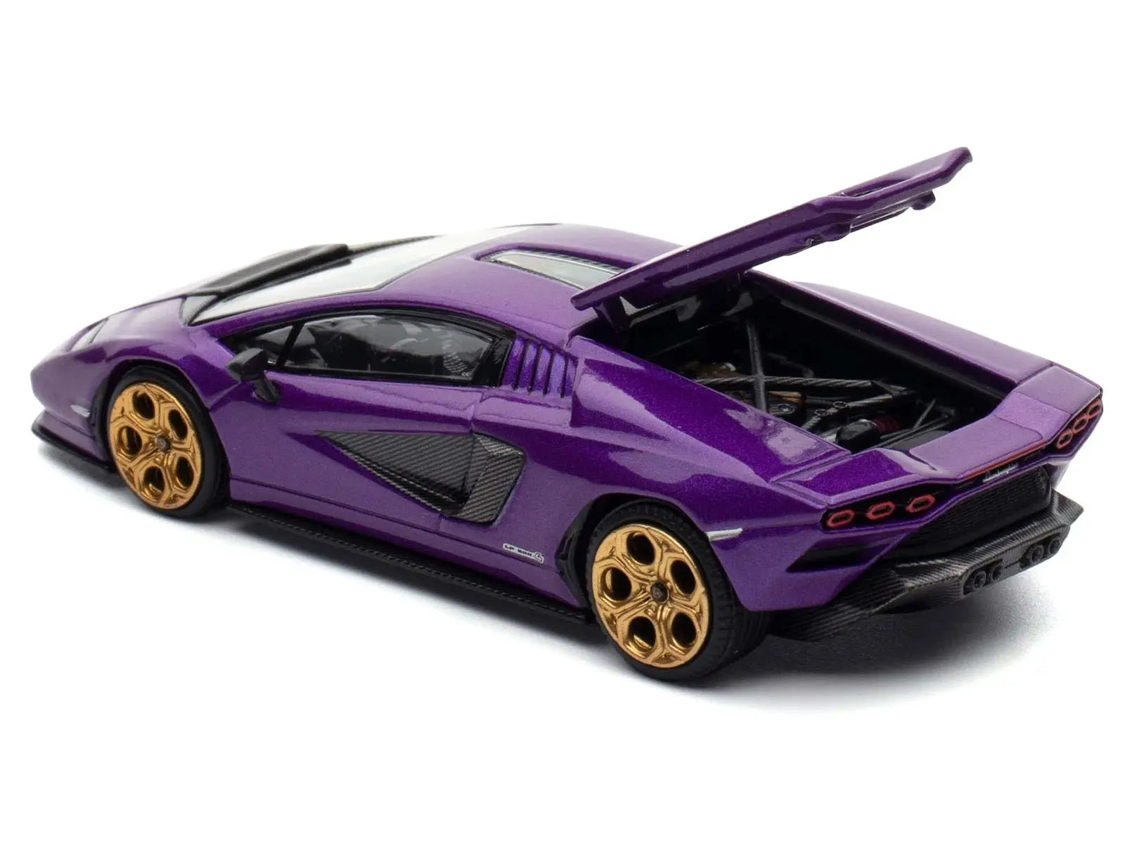 Lamborghini Countach LPI 800 - 4 Viola Pasifae Purple Metallic "Hong Kong Toycar Salon 2025" 1/64 Diecast Model Car by Pop Race - Cool Brand Designs