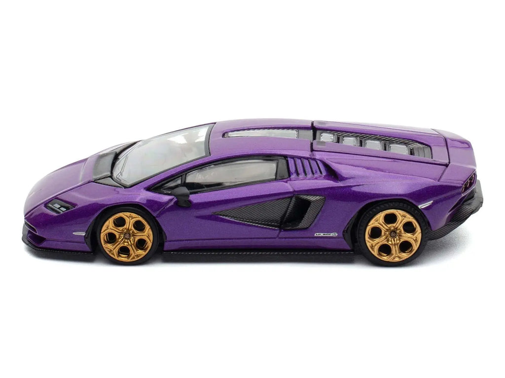 Lamborghini Countach LPI 800 - 4 Viola Pasifae Purple Metallic "Hong Kong Toycar Salon 2025" 1/64 Diecast Model Car by Pop Race - Cool Brand Designs
