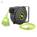 Legacy Manufacturing Extension Cord Reel, 25 ft. Retractable Legacy Manufacturing