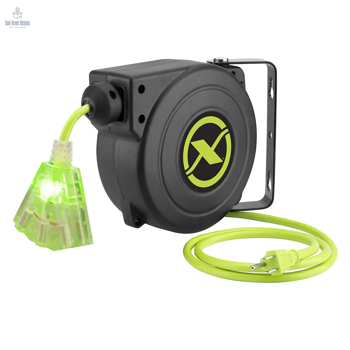 Legacy Manufacturing Extension Cord Reel, 25 ft. Retractable Legacy Manufacturing