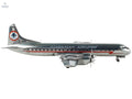 Lockheed L - 188 Electra Commercial Aircraft "American Airlines" Silver with Red Stripes 1/400 Diecast Model Airplane by GeminiJets - Cool Brand Designs